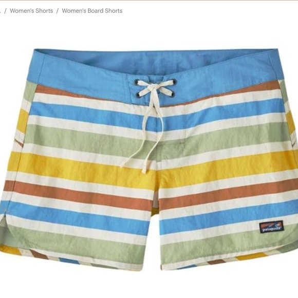 🌸 Patagonia Wavefarer Board Shorts Water Ribbons (SIZE 14/16) - Picture 3 of 16